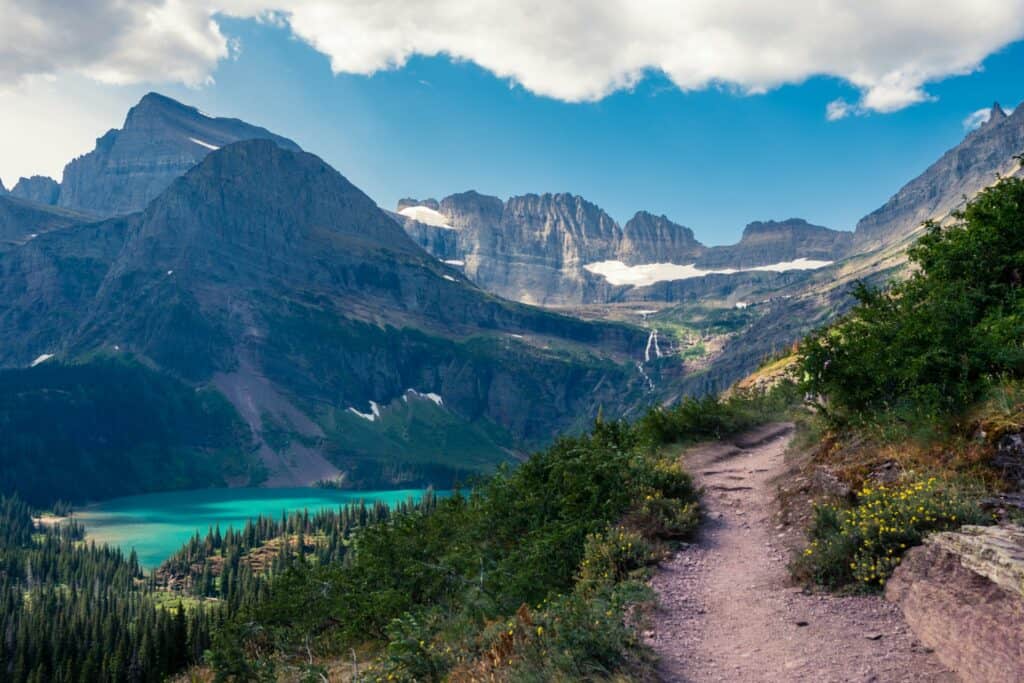 Glacier National Park, 2 dagen voor het vuur er insloeg